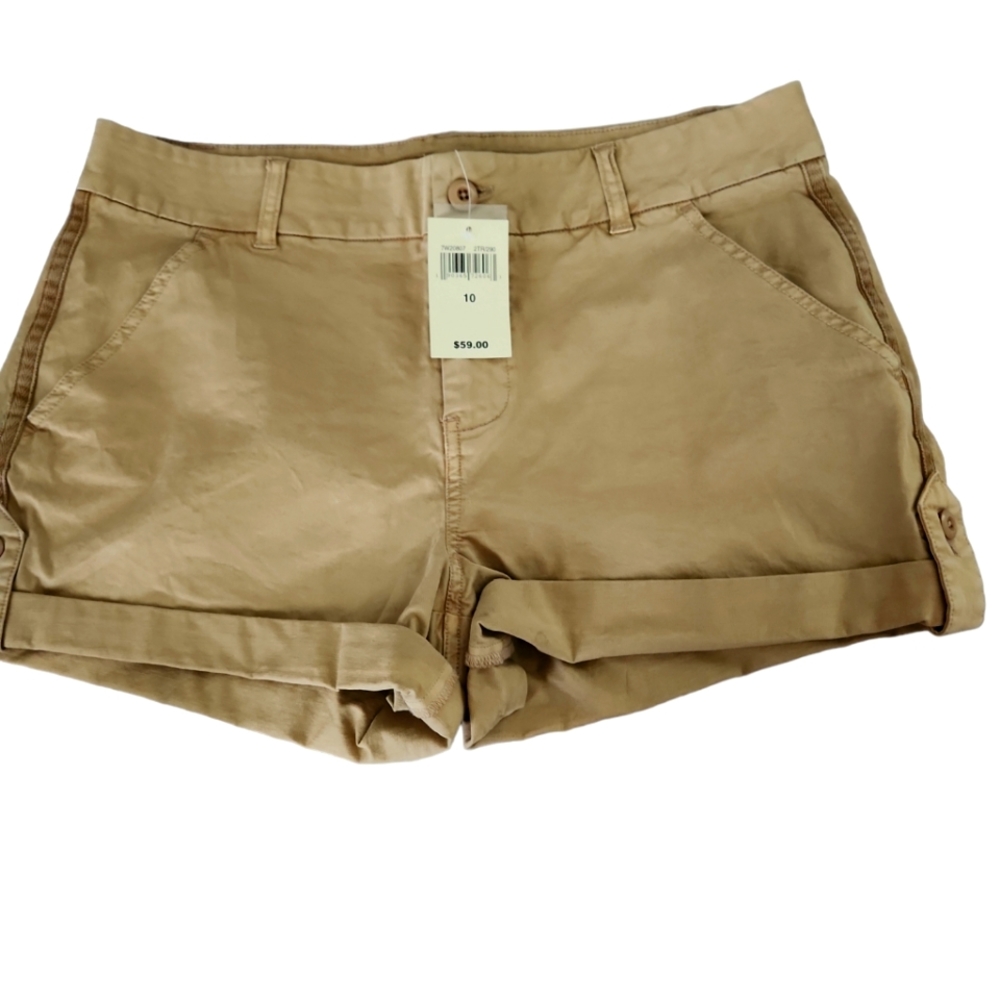 Lucky Brand women's Daisy Duke style shorts, tan color